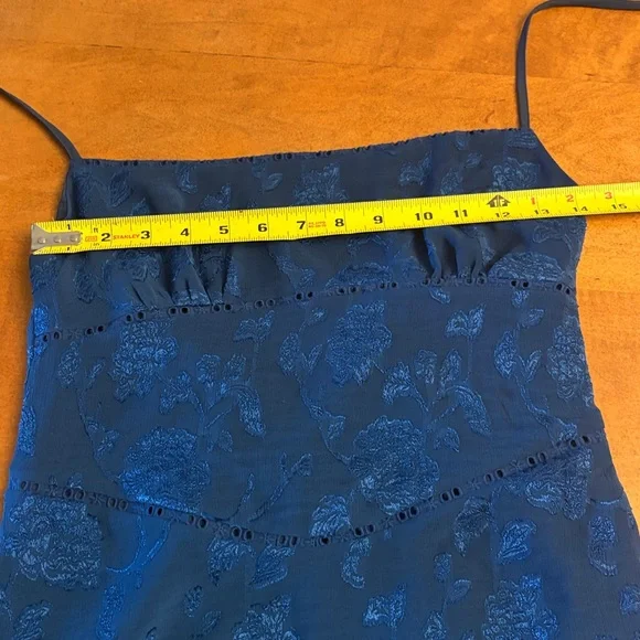 Princess Polly Navy Blue South of France Maxi Dress - Picture 11 of 12